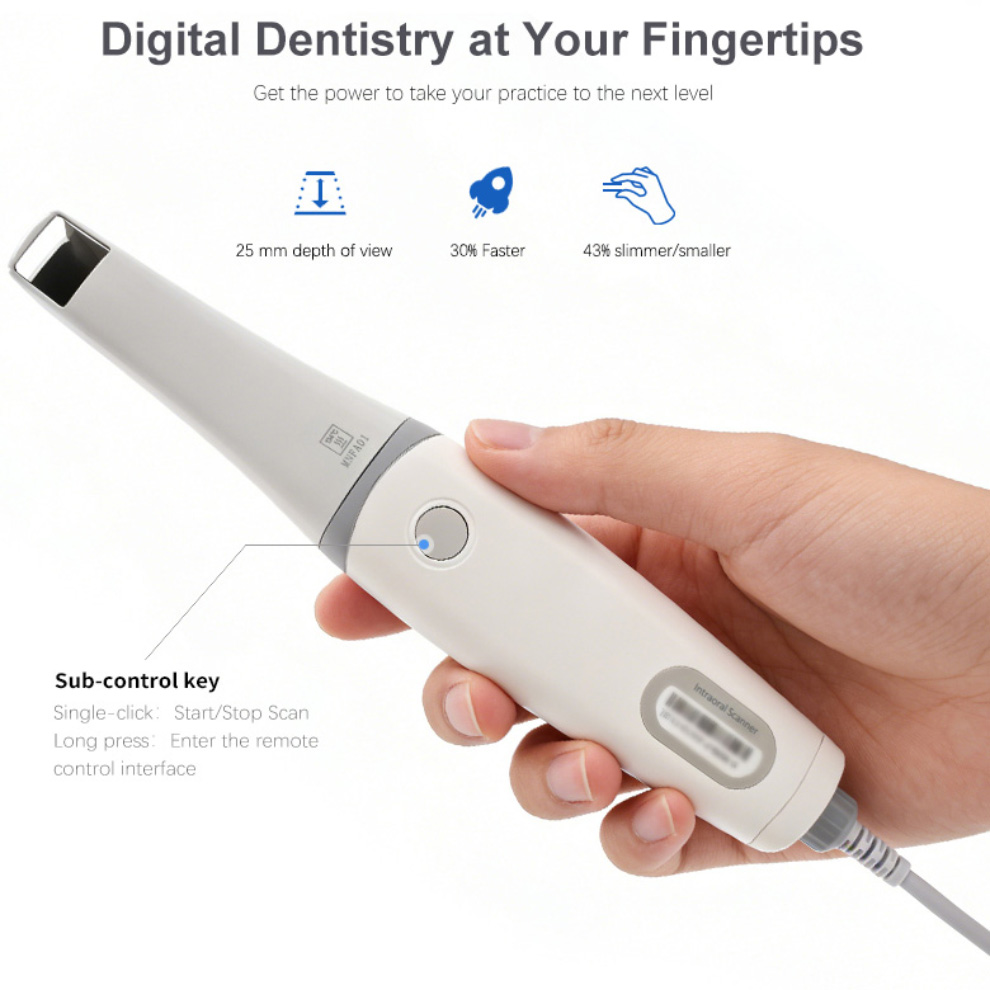 M108 Dental 3D Intraoral Scanner with Color Scan and LED Light Source USB 3.0
